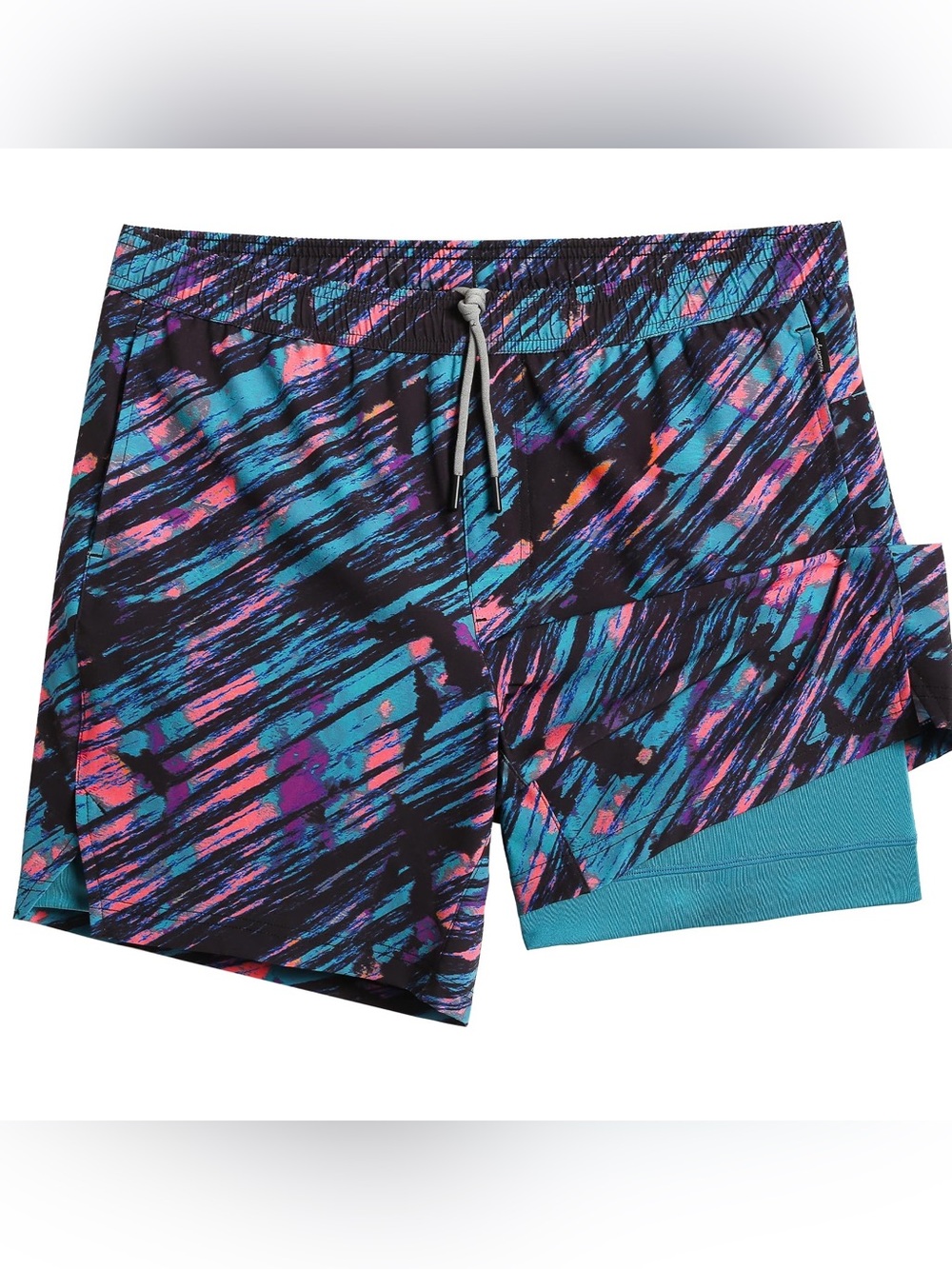maamgic Mens Workout Shorts 2 in 1 Stretch Gym Shorts Running Shorts
